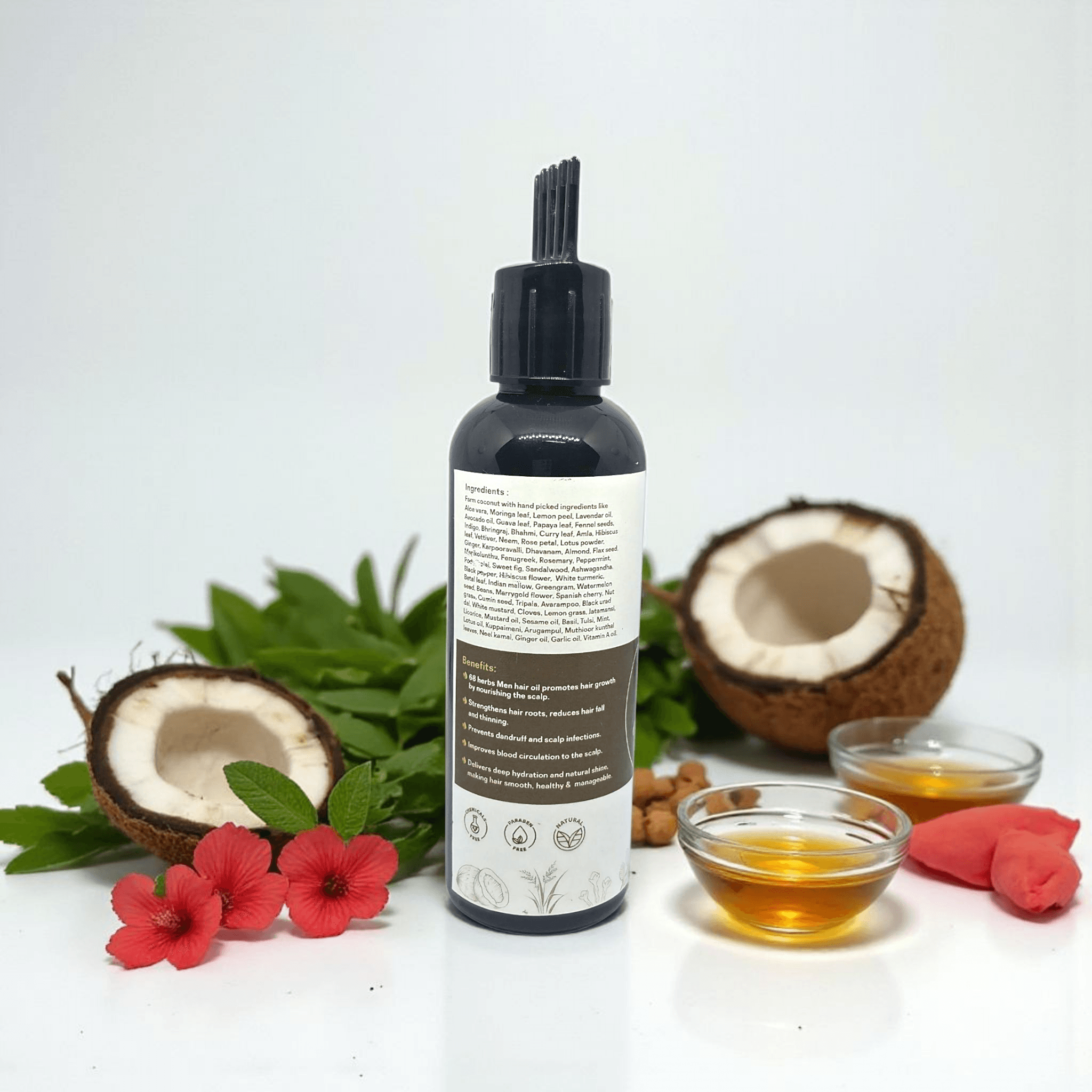 68 Herbs Hair Growth Oil - Men (100ml) - image 2