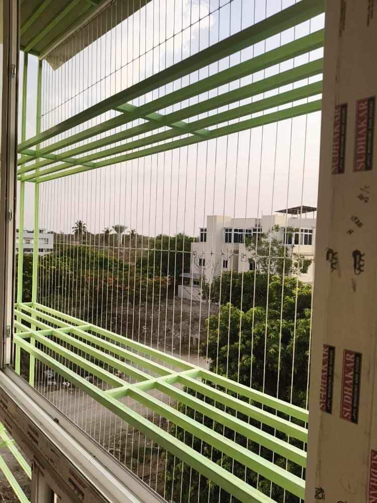 invisible grill for balcony