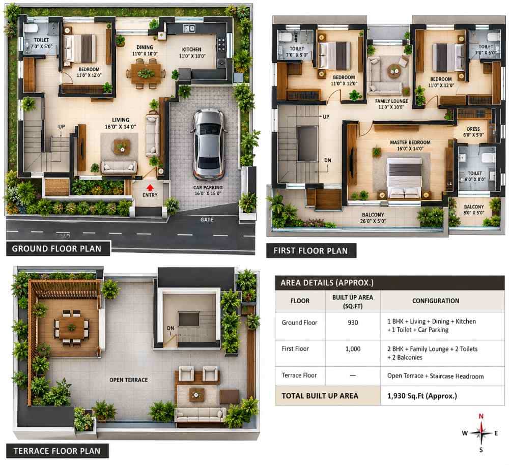 Floor plans