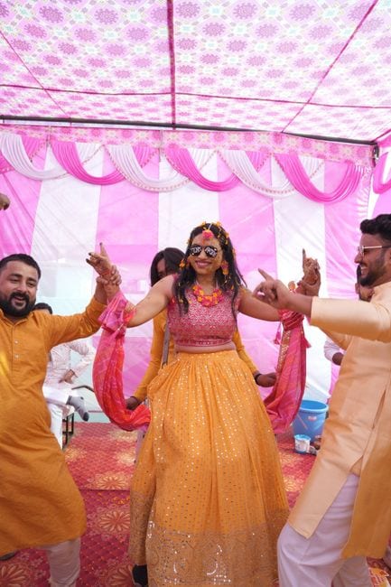 Wedding sangeet choreography